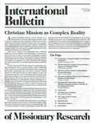 International Bulletin of Missionary Research